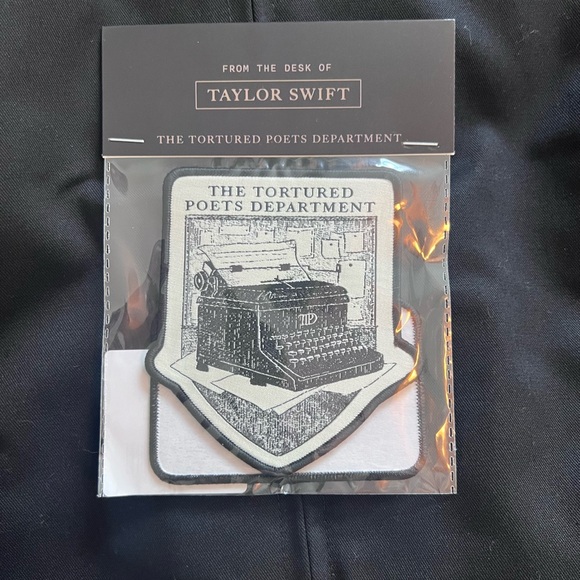NWT Taylor Swift TTPD Jacket and Patches L - Picture 6 of 11